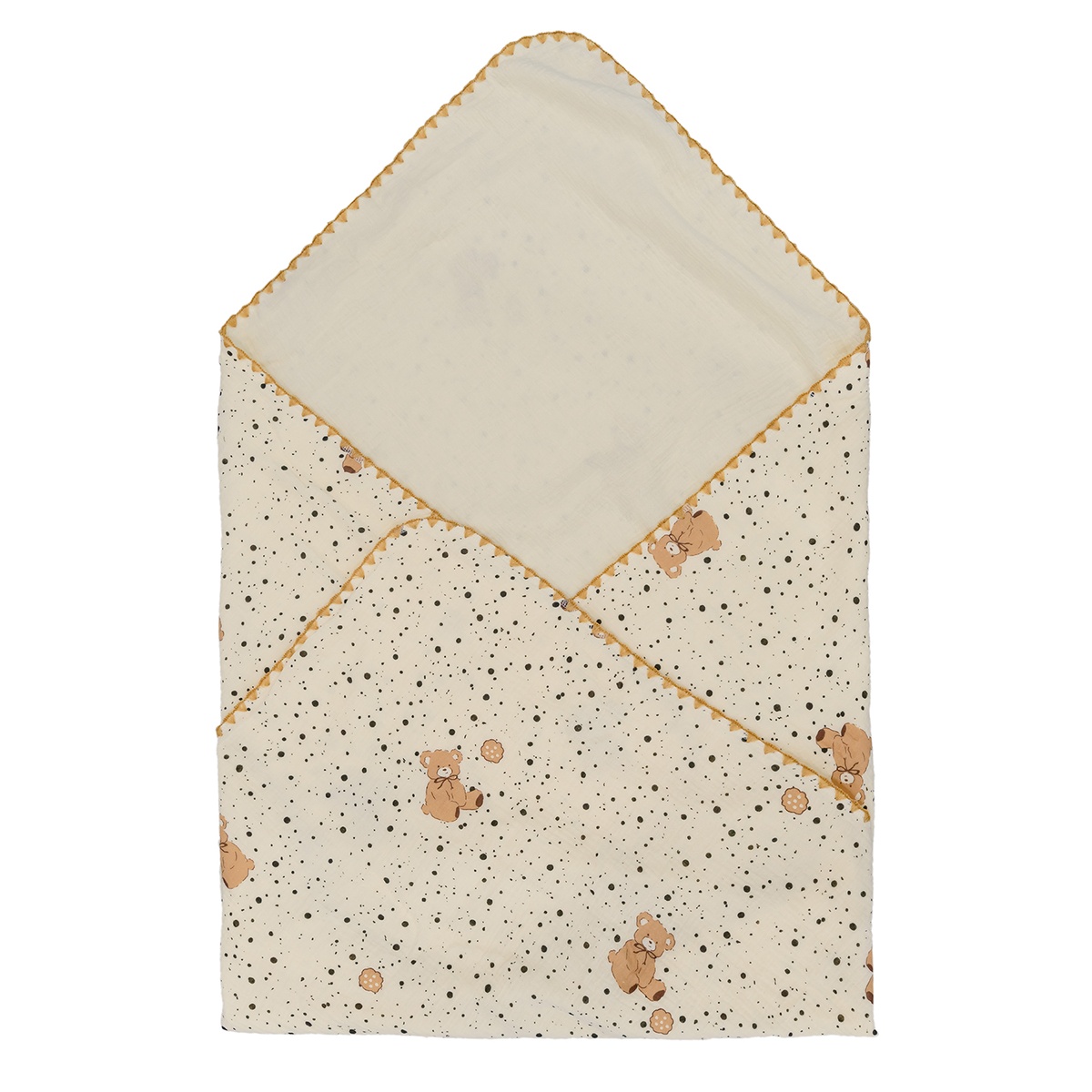 Chăn xô trẻ em Muslin Topkids 4 lớp AC25 (110x110) - mặt phải