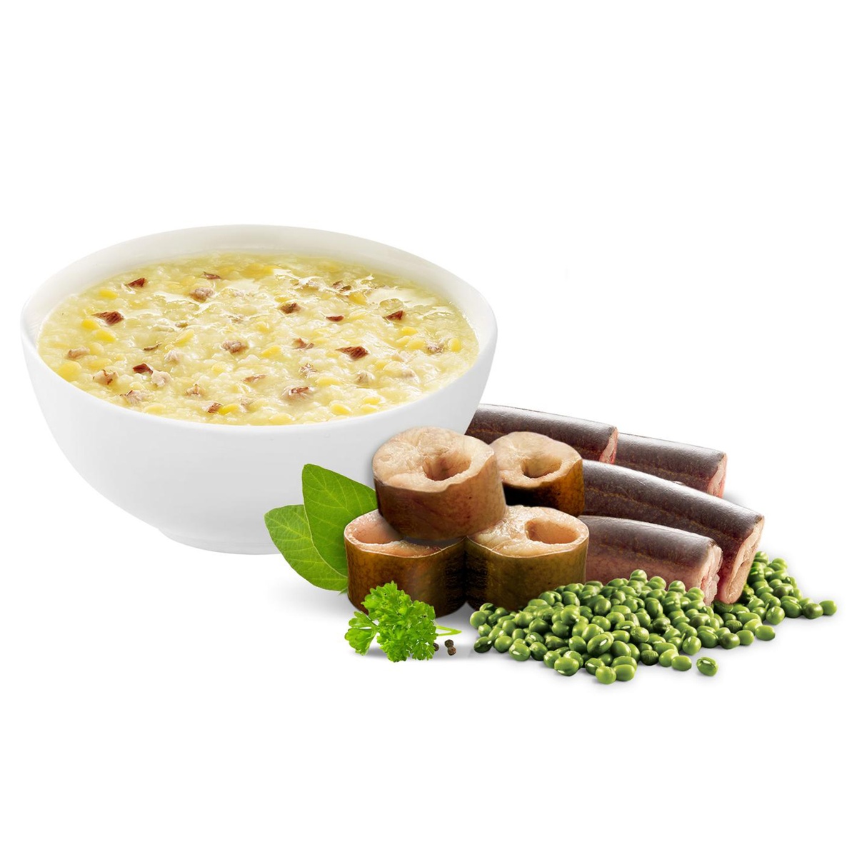 Cháo Sài Gòn Food vị lươn đậu xanh 240g cho bé 10M+  - mặt phải