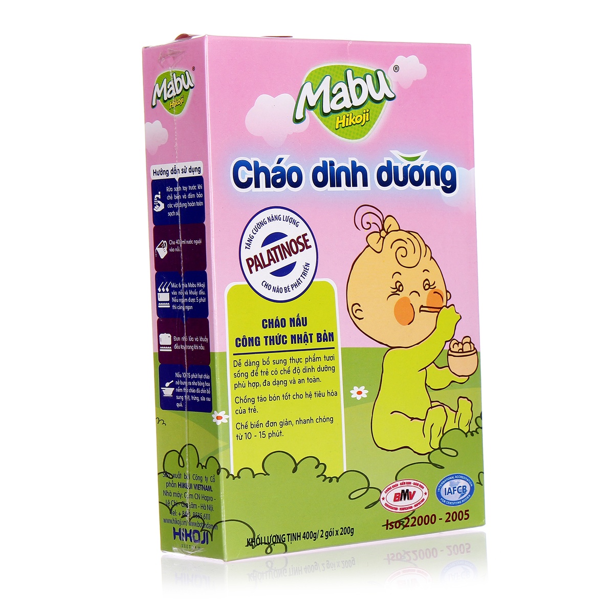 Cháo dinh dưỡng Mabu 400g - mặt phải