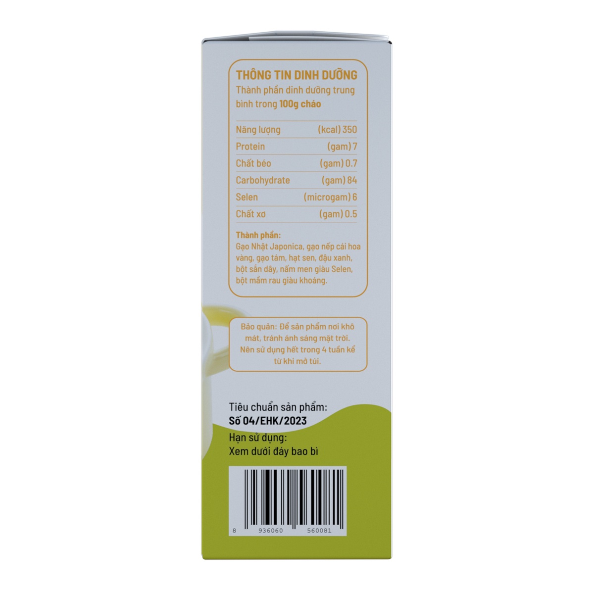 Cháo hạt vỡ ăn dặm Mabu 400g - hình 10