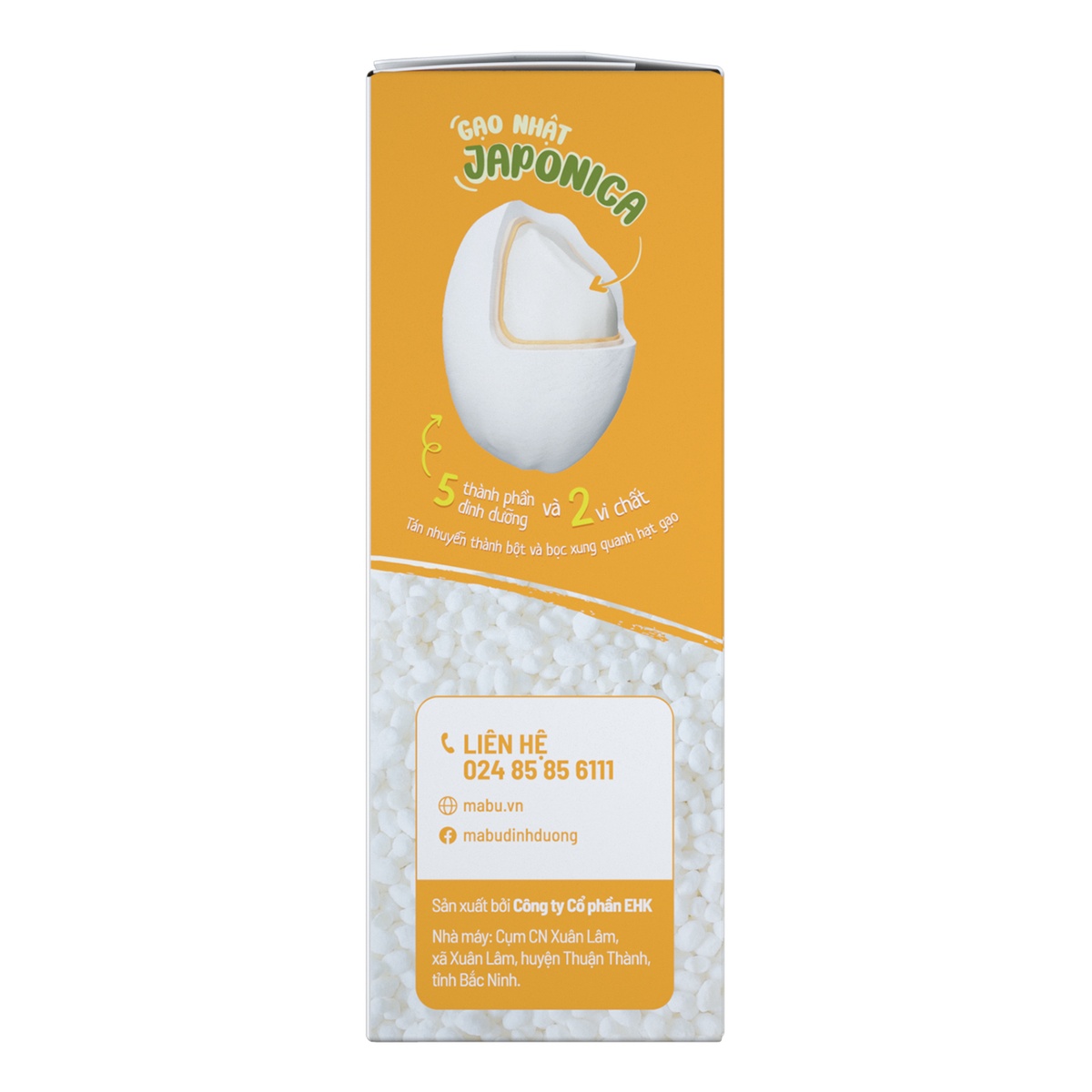Cháo hạt vỡ ăn dặm Mabu 400g - hình 9