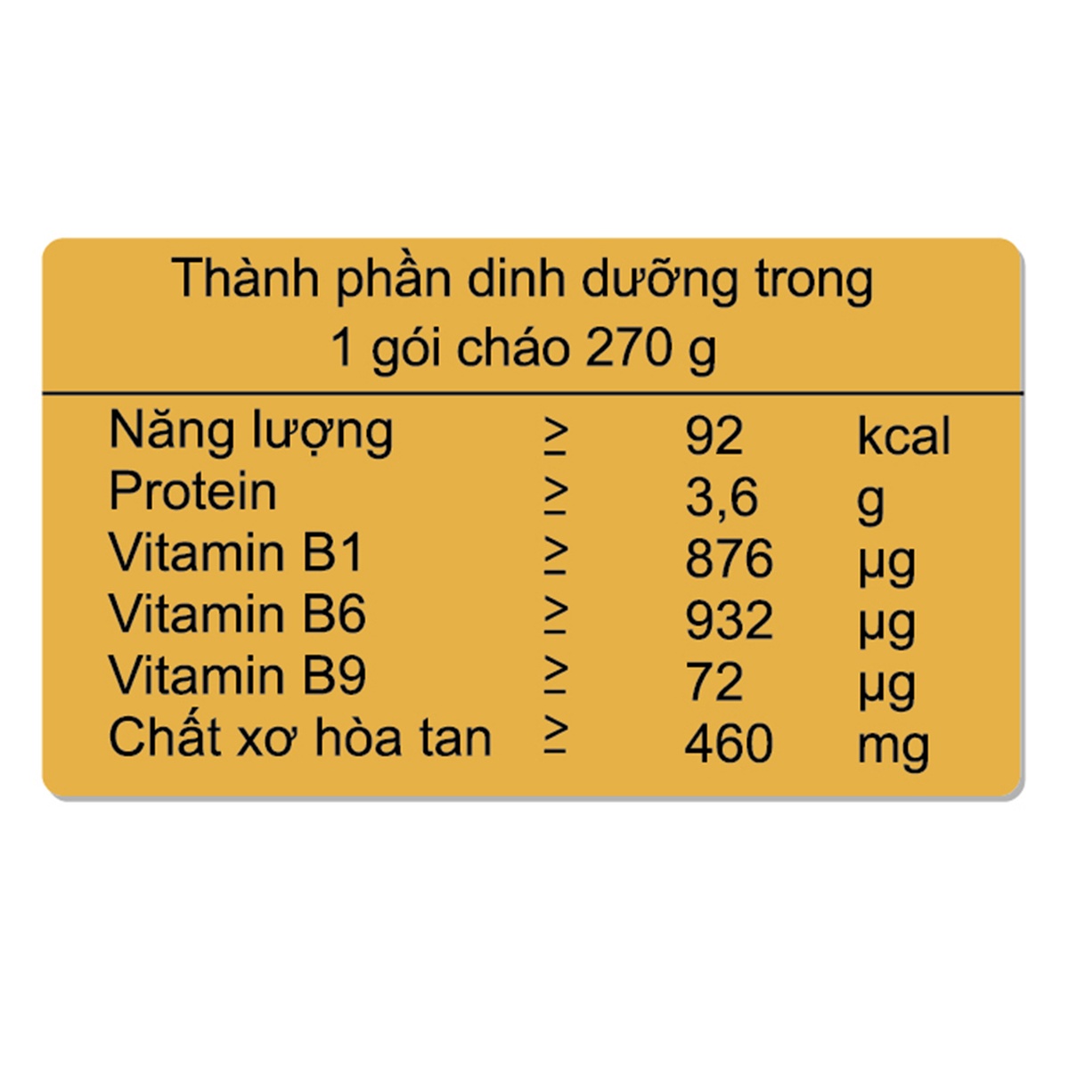 Cháo tươi Sài Gòn Food vị cá hồi & đậu hà lan cho bé 12M+ - mặt phải