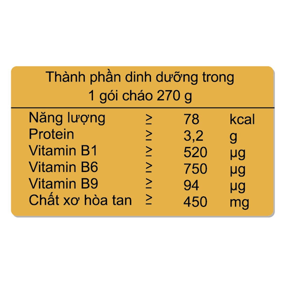 Cháo tươi Sài Gòn Food vị lươn đậu xanh 270g cho bé 12M+ - mặt phải