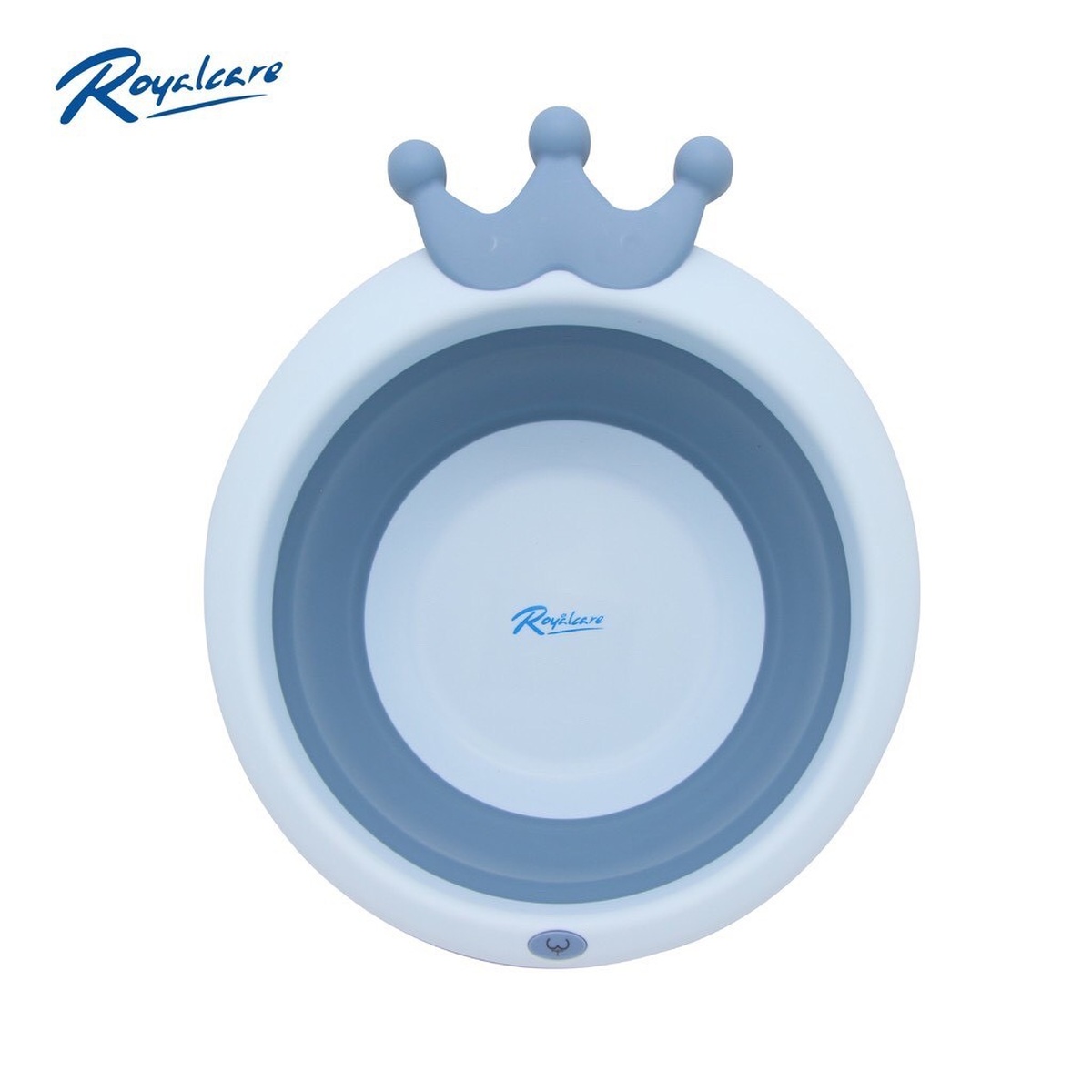 Chậu rửa mặt cho bé gấp gọn vương miện RoyalCare 0620 - mặt trái