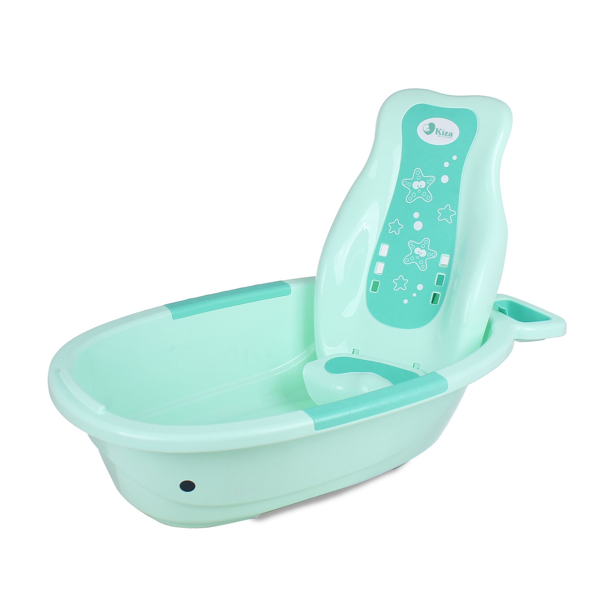 Chậu tắm cảm biến nhiệt kèm ghế gội đầu Kiza BBT034 - mặt sau