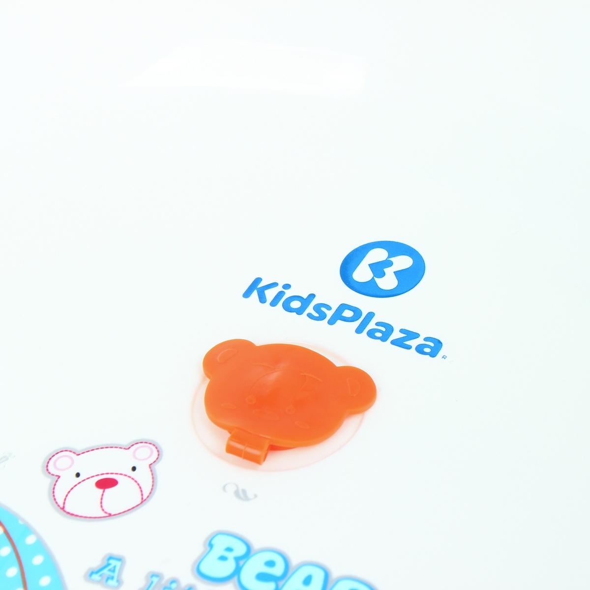 Chậu tắm kèm ghế gội đầu Kidsplaza BBT026 (Trắng - Xanh) - mặt sau