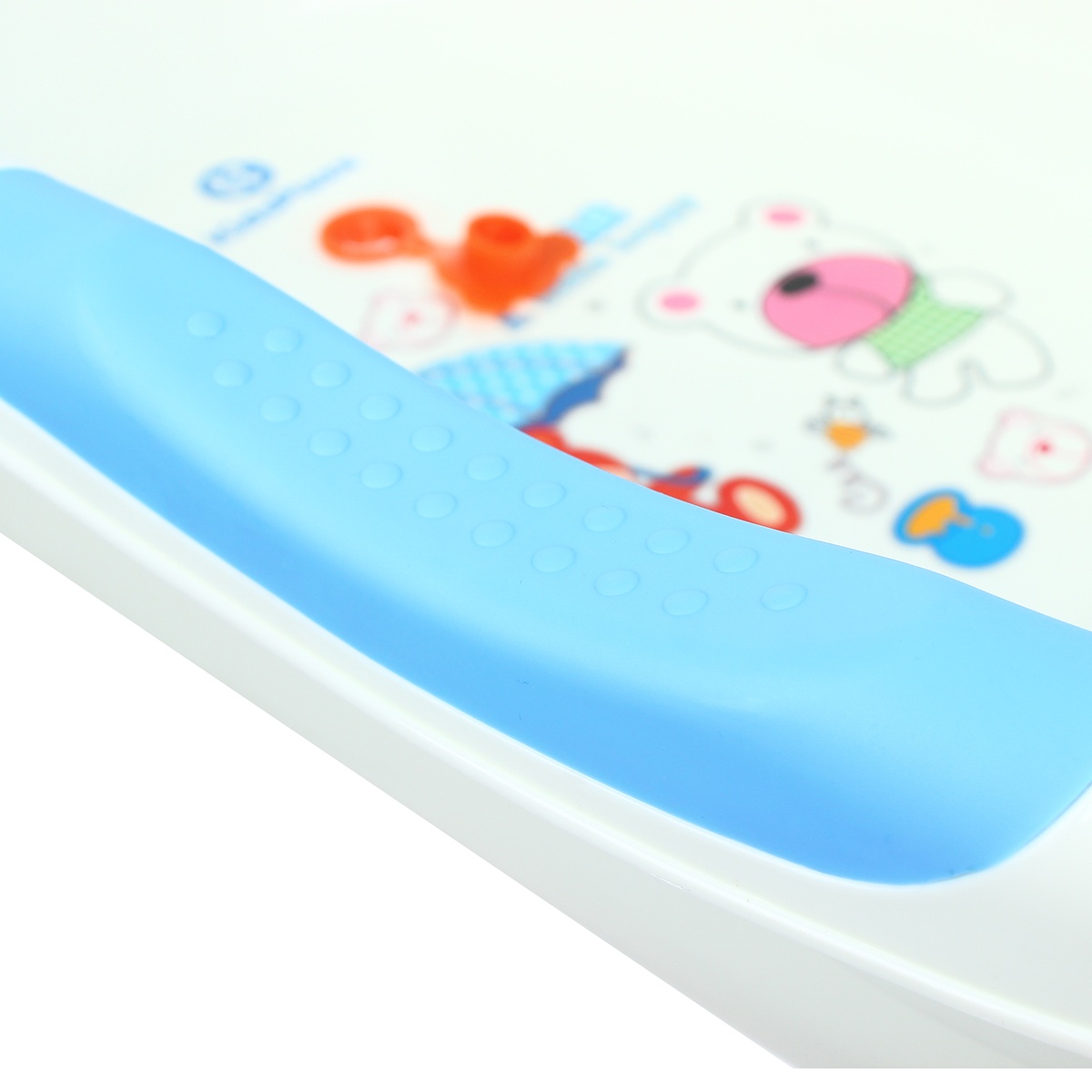 Chậu tắm kèm ghế gội đầu Kidsplaza BBT026 (Trắng - Xanh) - hình 7