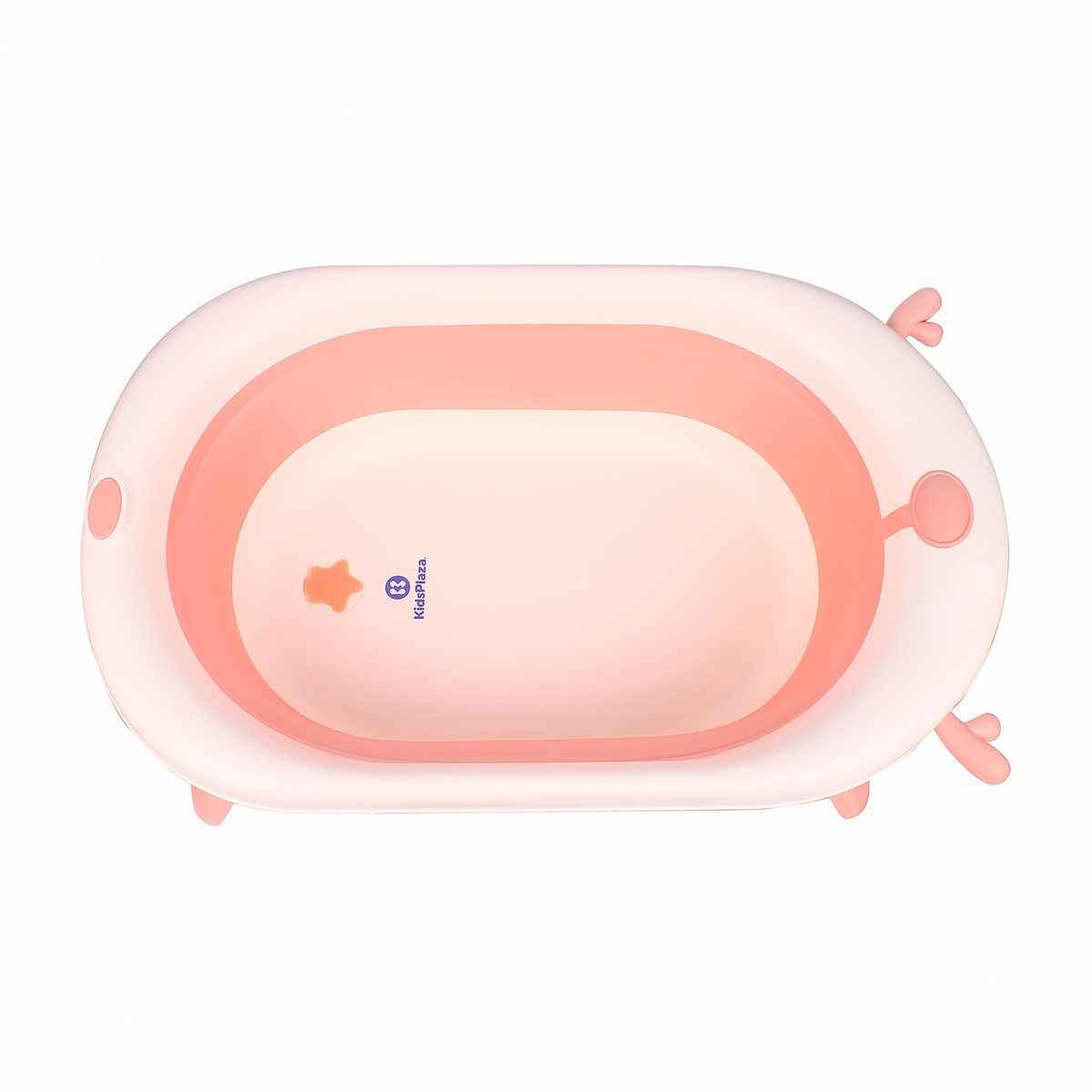 Chậu tắm cho bé Kidsplaza cảm biến gấp gọn 6009 (Hồng pastel) - mặt phải