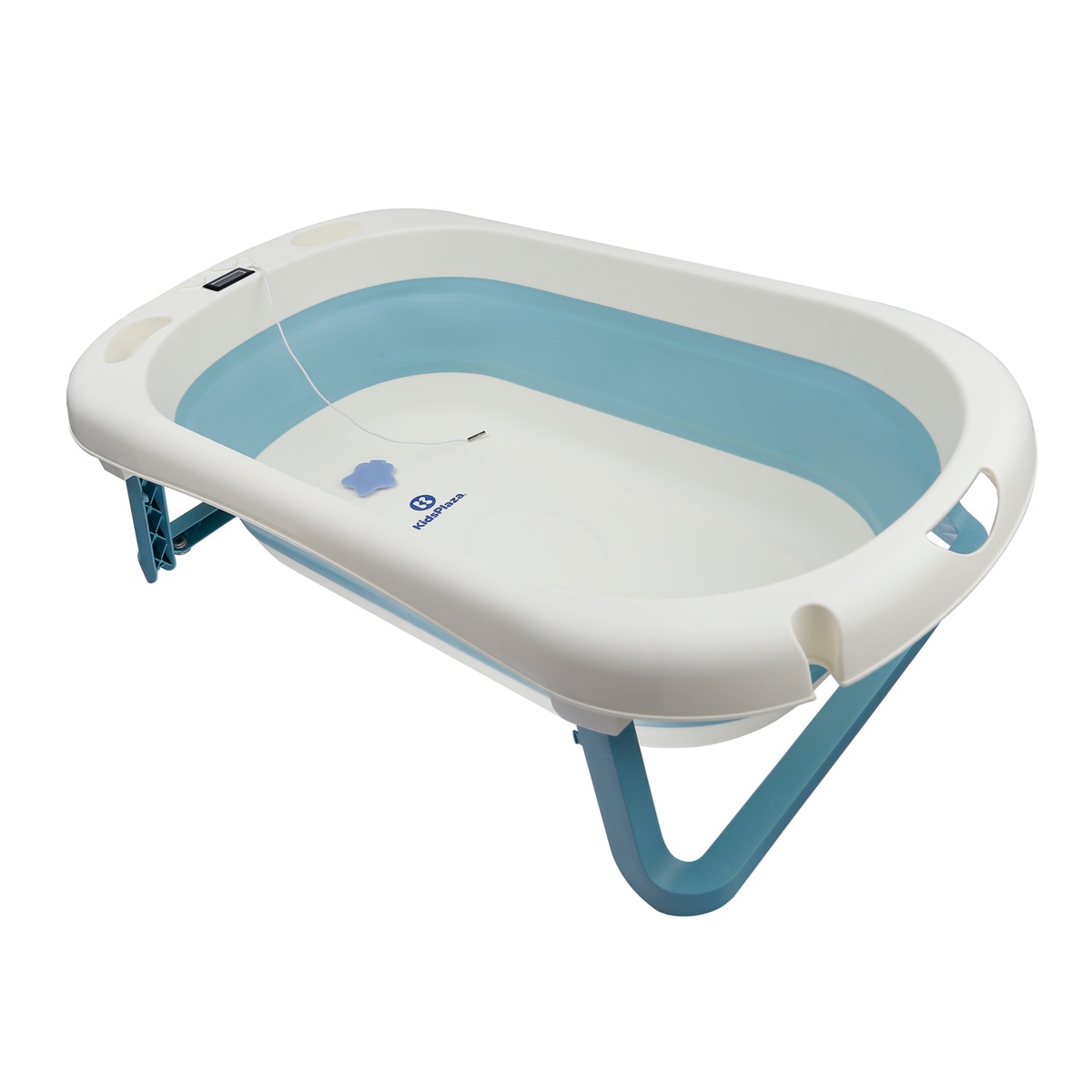Chậu tắm nhiệt kế gấp gọn KidsPlaza 16010X - mặt trái