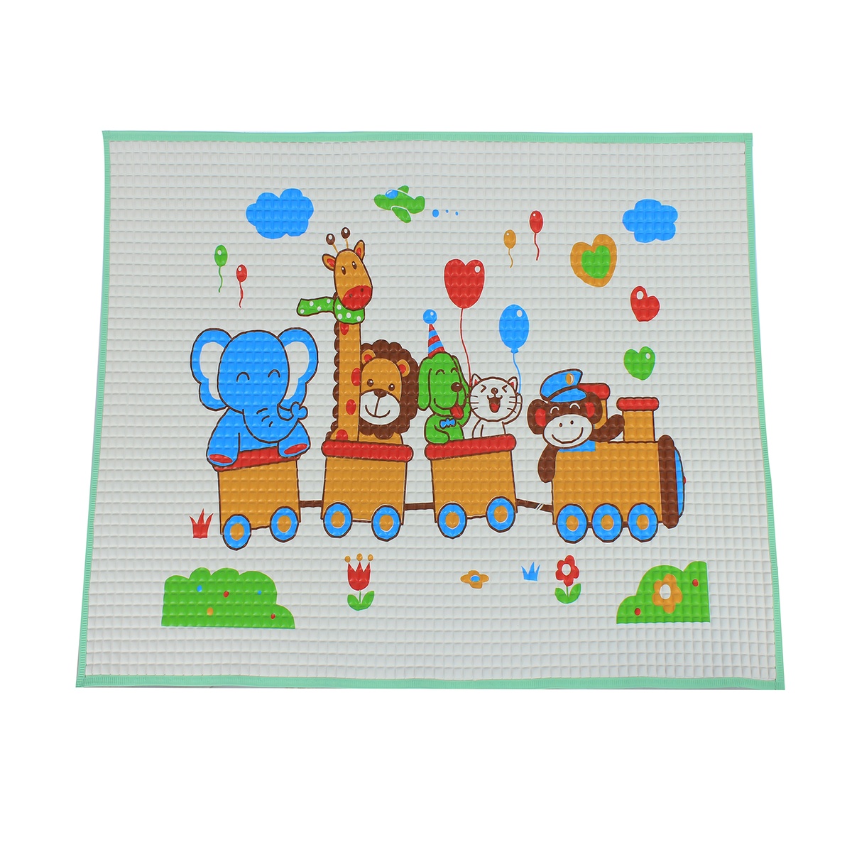 Chiếu cao su KidsPlaza Zoo Friends D81 - mặt phải