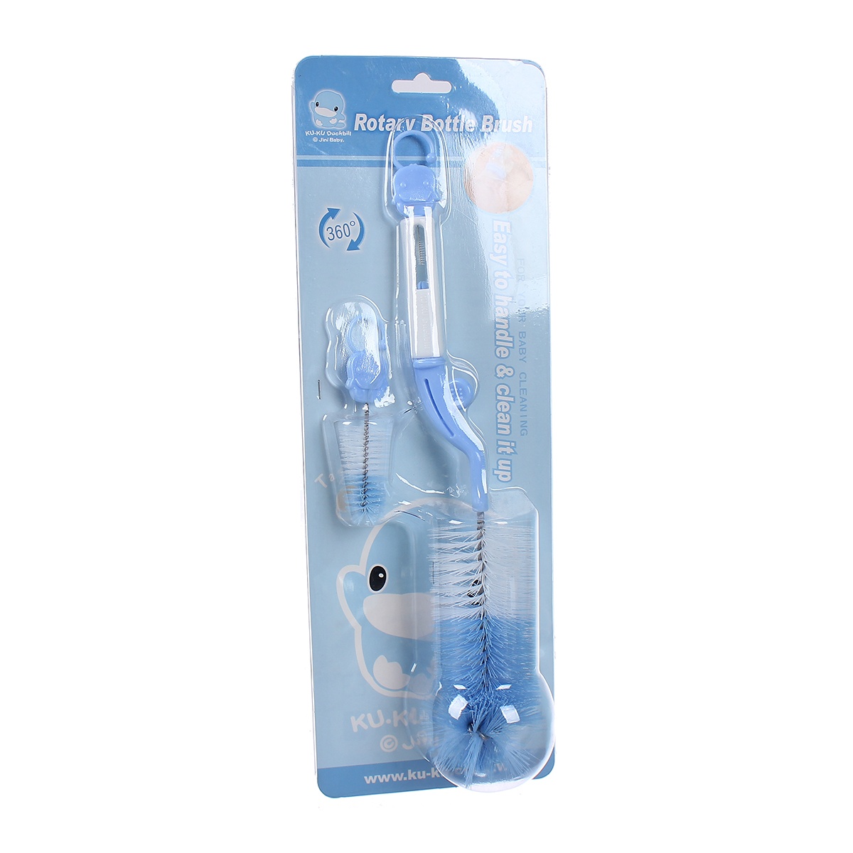Cọ rửa bình sữa KUKU KU5357 - mặt sau
