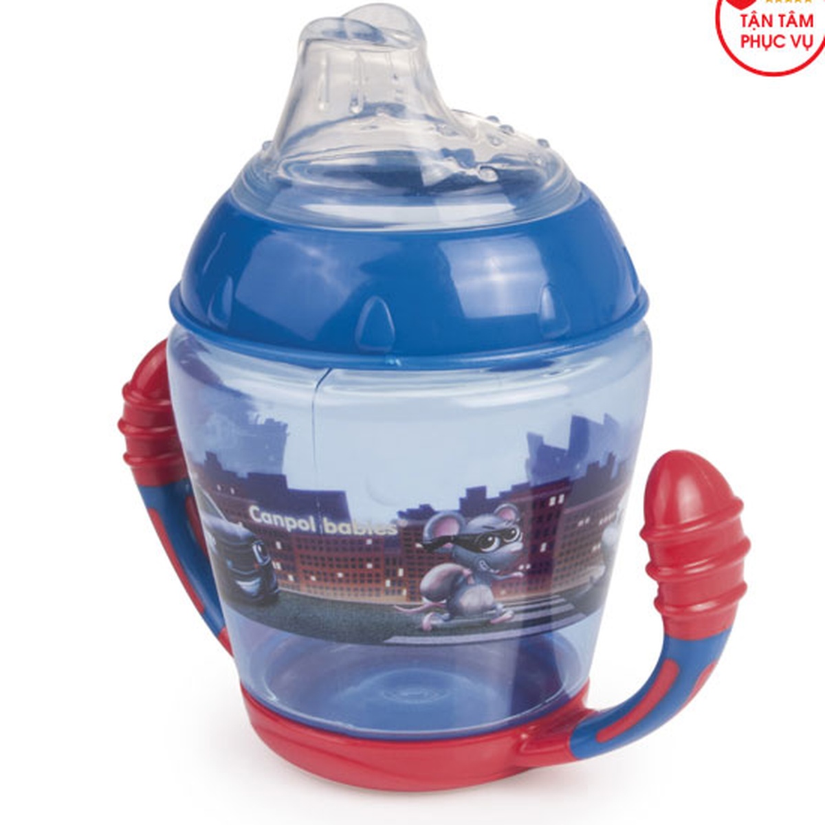Cốc chống tràn Canpol 230ml 56/502 - mặt trái