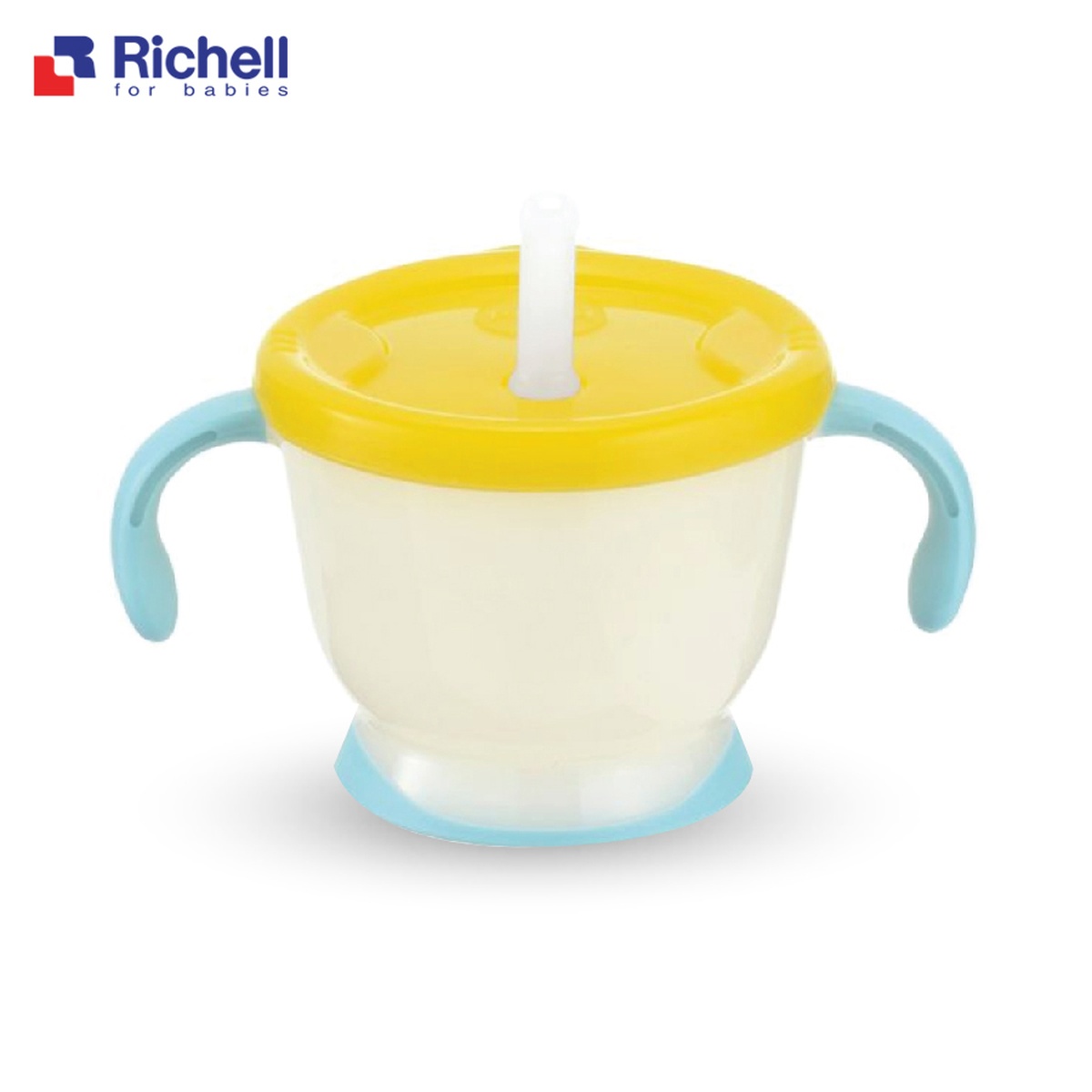 Cốc tập uống 3 giai đoạn RICHELL RC22012 (Màu ngẫu nhiên) - mặt trái