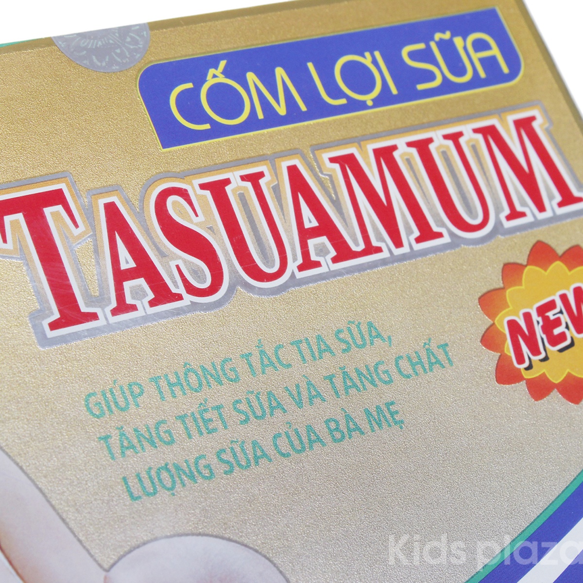 Cốm lợi sữa Tasuamum 30x3g - góc nghiêng