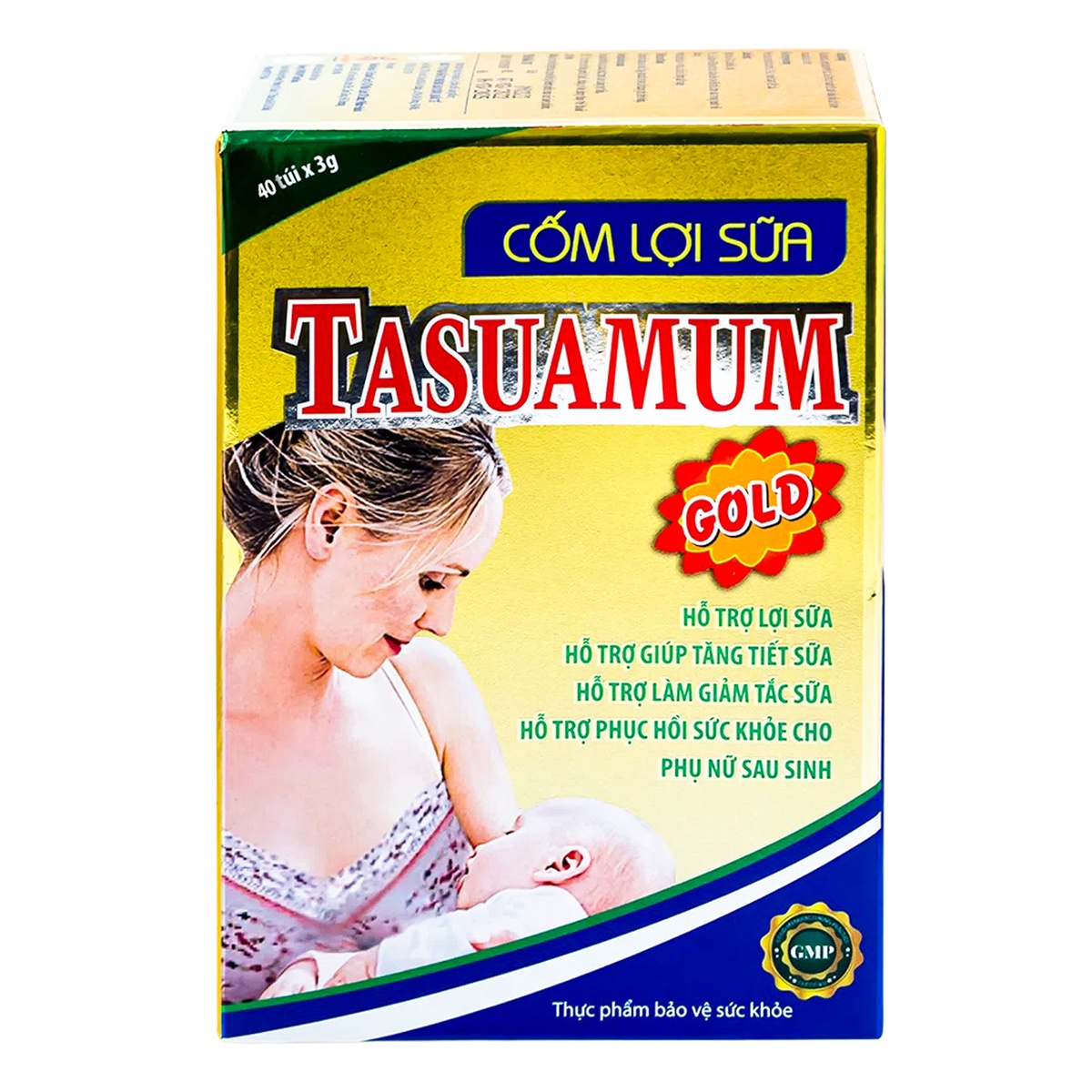 Cốm lợi sữa Tasuamum 40x3g - mặt trái