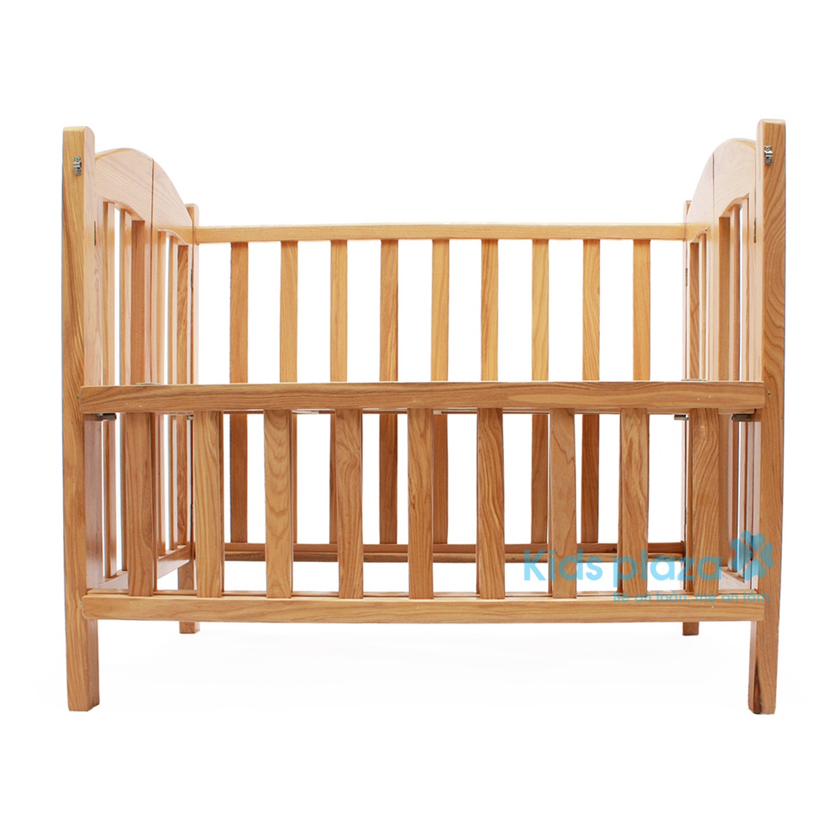 Giường cũi trẻ em 2 trong 1 gỗ sồi Mỹ - hình 8