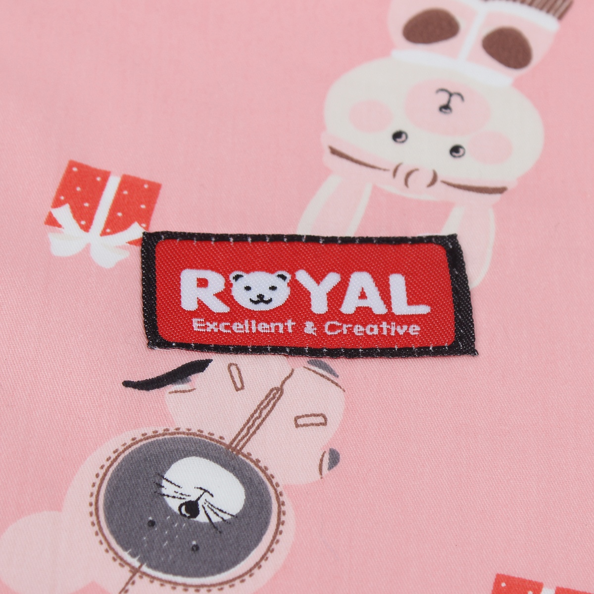 Đai xe máy trẻ em có đỡ cổ Royal (Màu ngẫu nhiên) - mặt sau