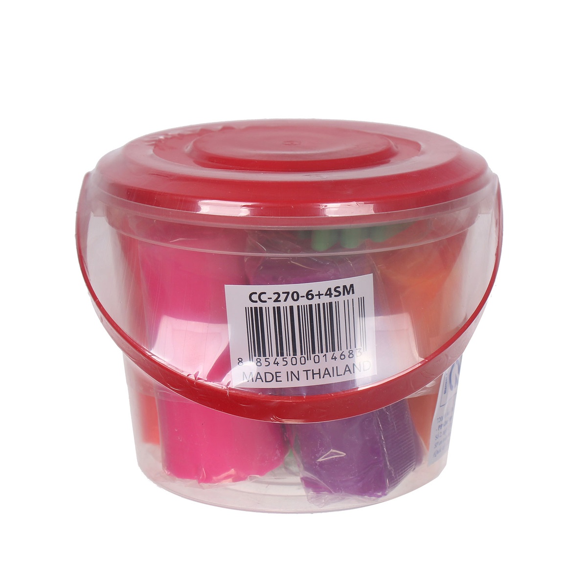 Đồ chơi đất nặn Kiddy Clay Nara 6 màu 270g SCC27064SM - mặt phải