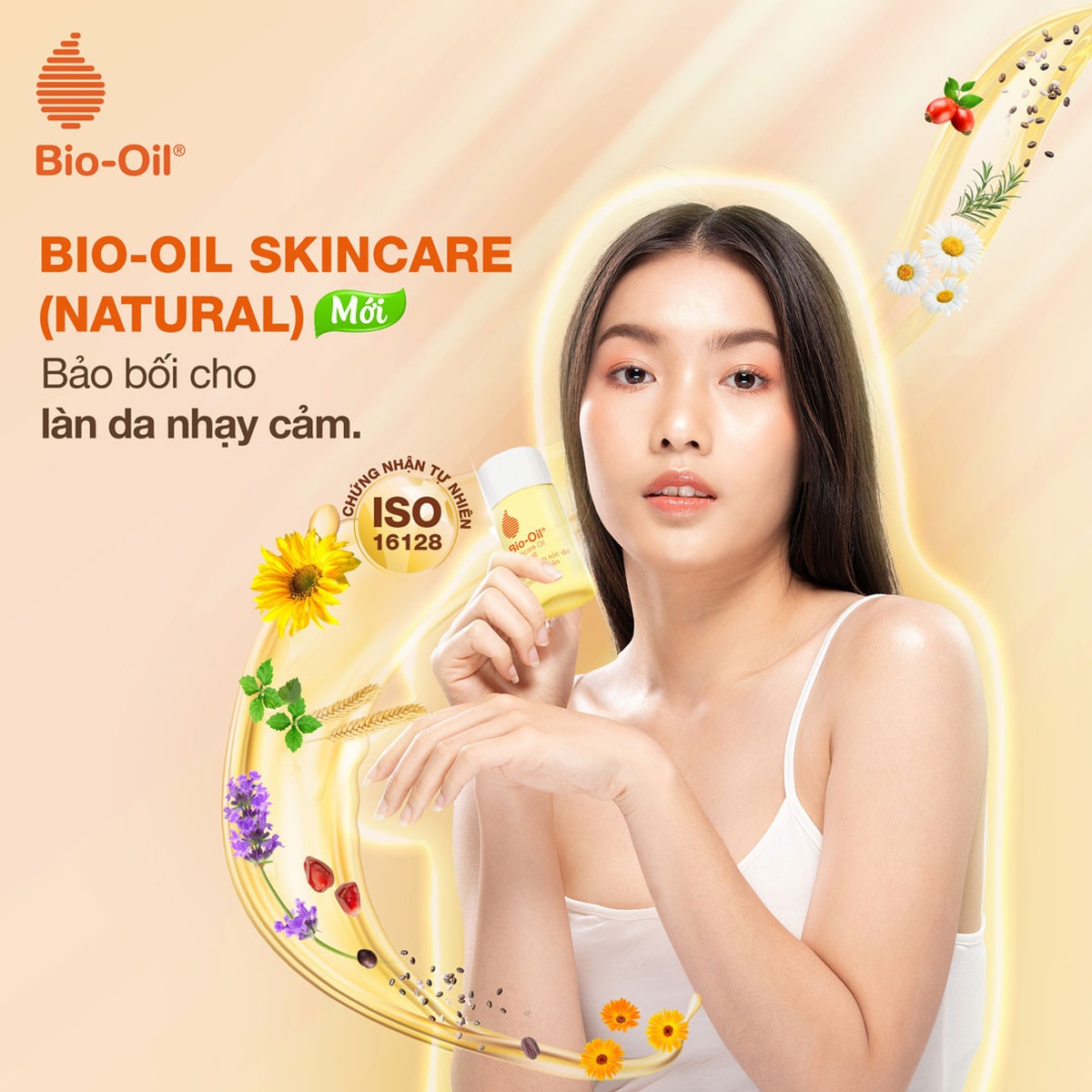 Dầu chống rạn Bio Oil Natural 60ml - mặt sau
