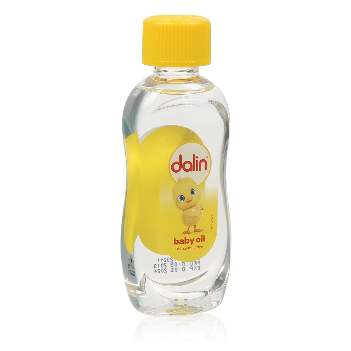 Dầu dưỡng ẩm toàn thân trẻ em Dalin 100ml - mặt trái