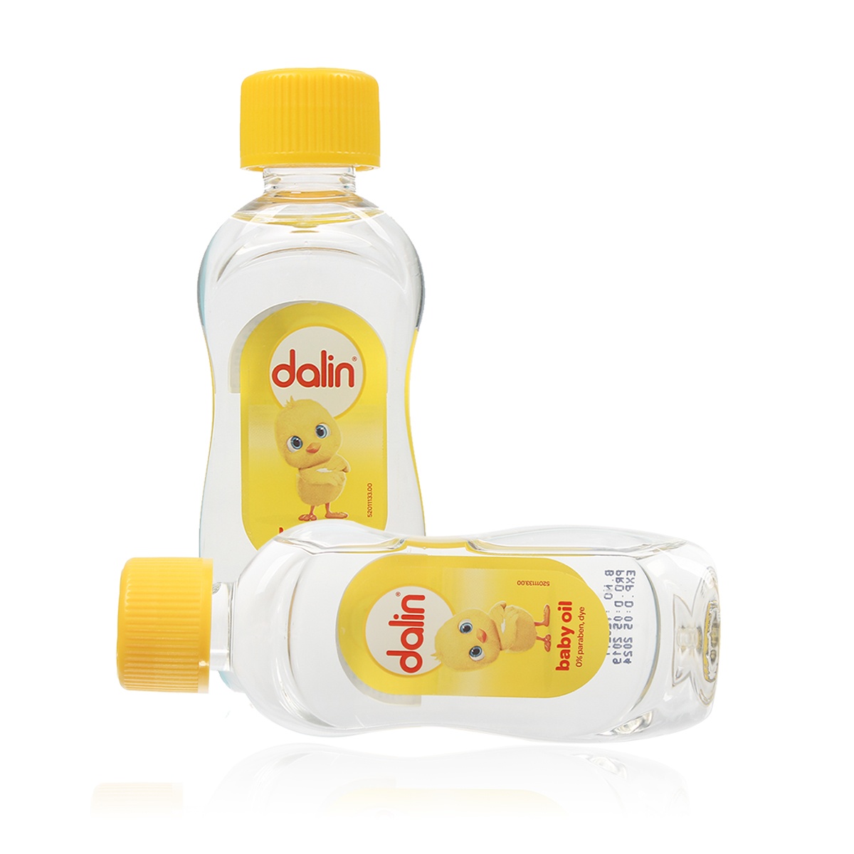 Dầu dưỡng ẩm toàn thân trẻ em Dalin 100ml - mặt sau