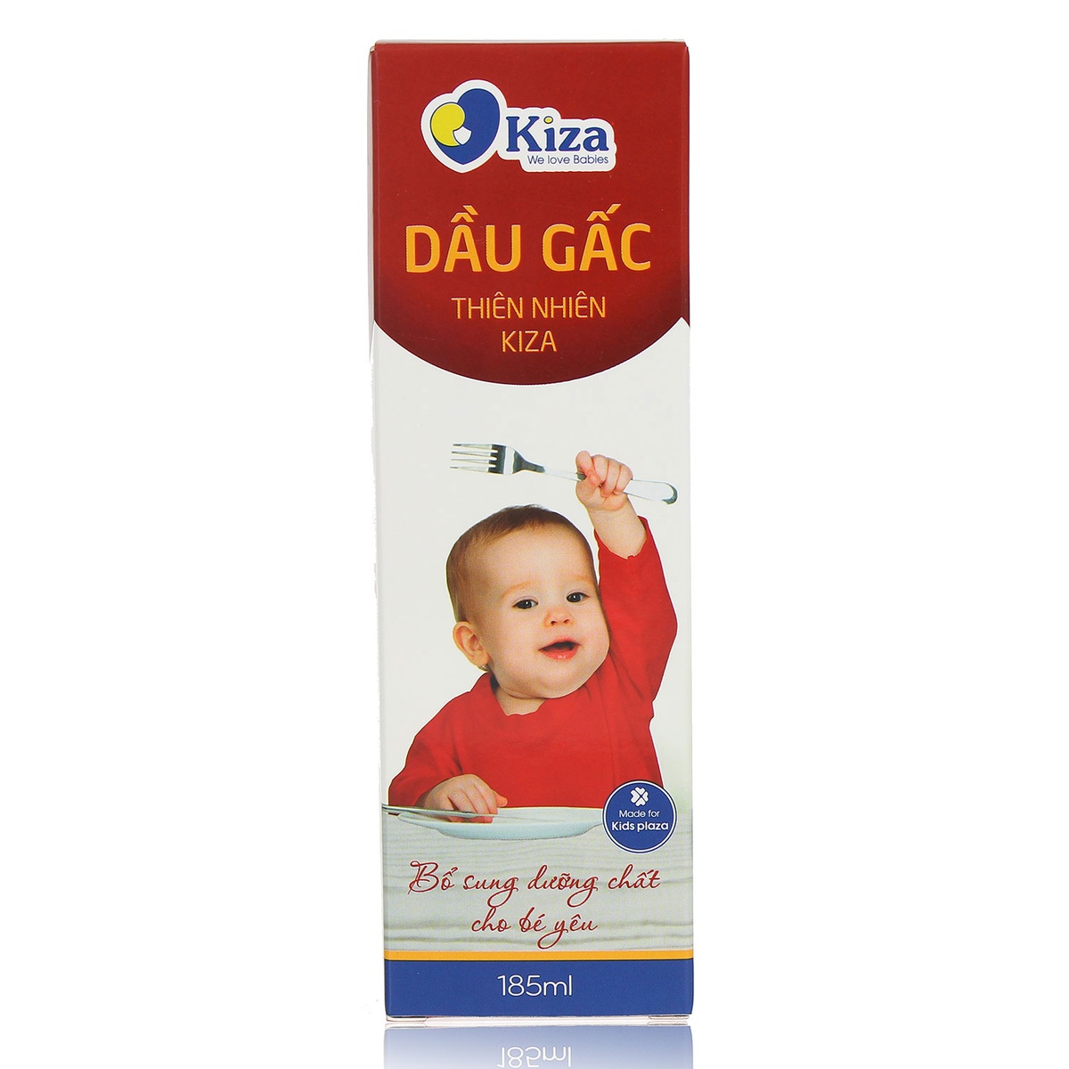 Dầu gấc Kiza - góc nghiêng