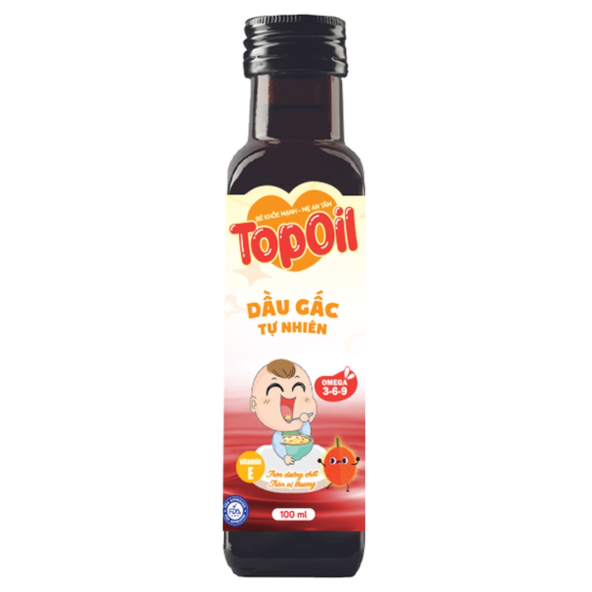 Dầu gấc nguyên chất Topoil 100ml