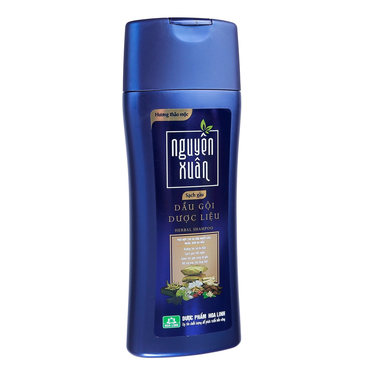 Dầu gội dược liệu Nguyên Xuân Sạch gầu 200ml - mặt phải
