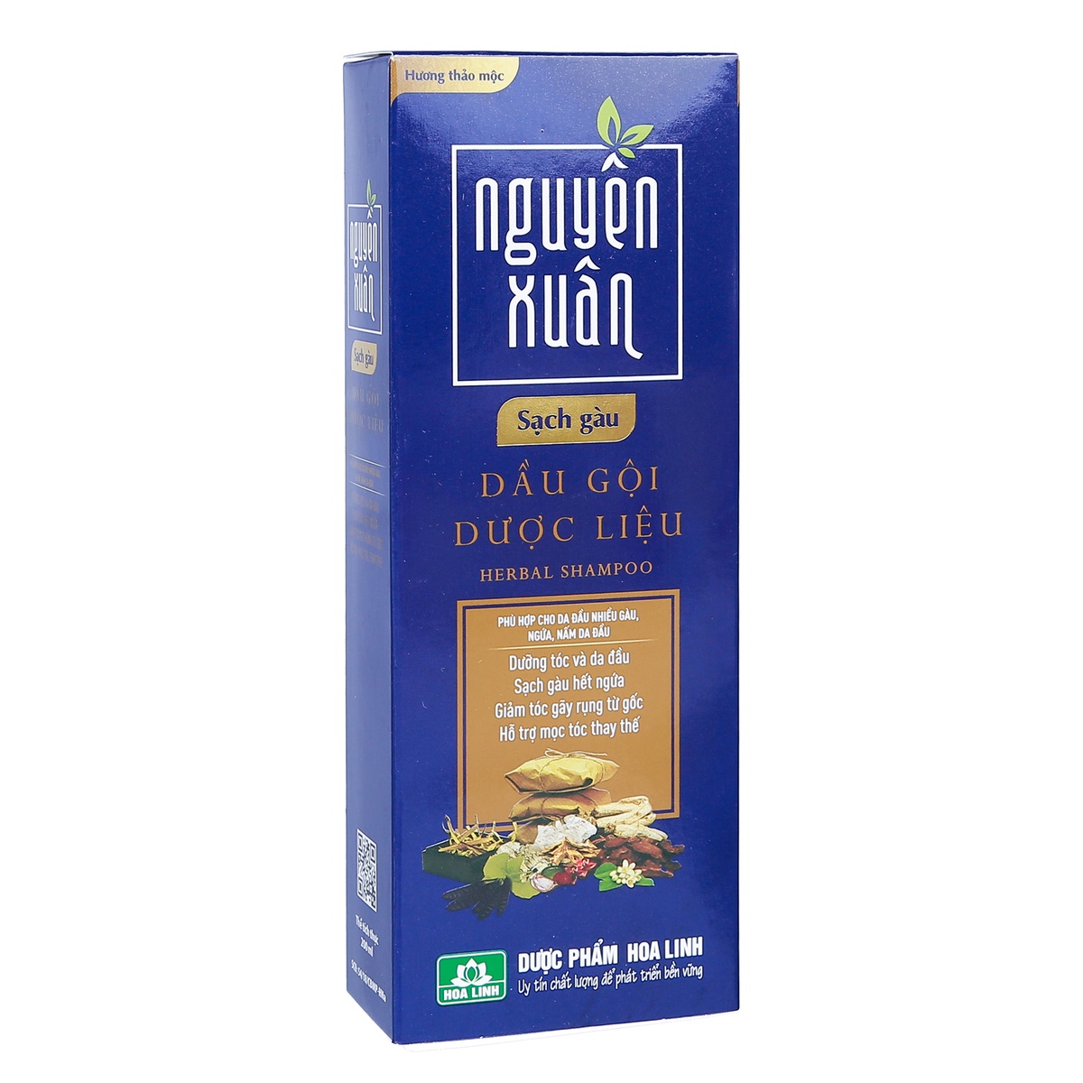 Dầu gội dược liệu Nguyên Xuân Sạch gầu 200ml - hình 6