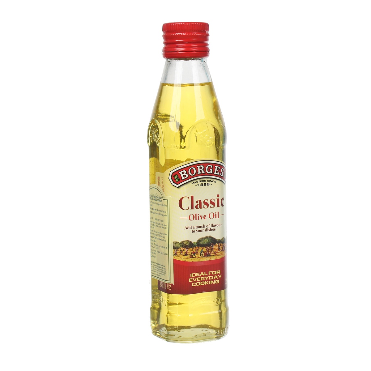 Dầu Oliu nguyên chất Borges 250ml - mặt trái