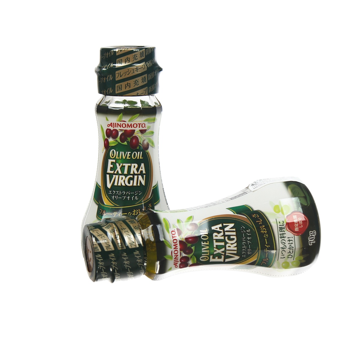 Dầu Olive Ajinomoto Extra Virgin Nhật Bản 70g - mặt sau