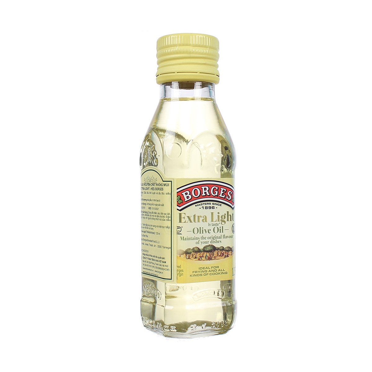 Dầu Olive nguyên chất Borges không mùi 125ml - mặt phải