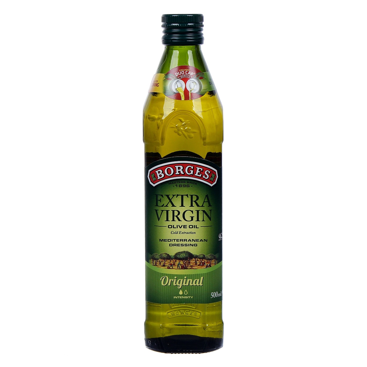 Dầu Olive siêu nguyên chất Borges - mặt sau