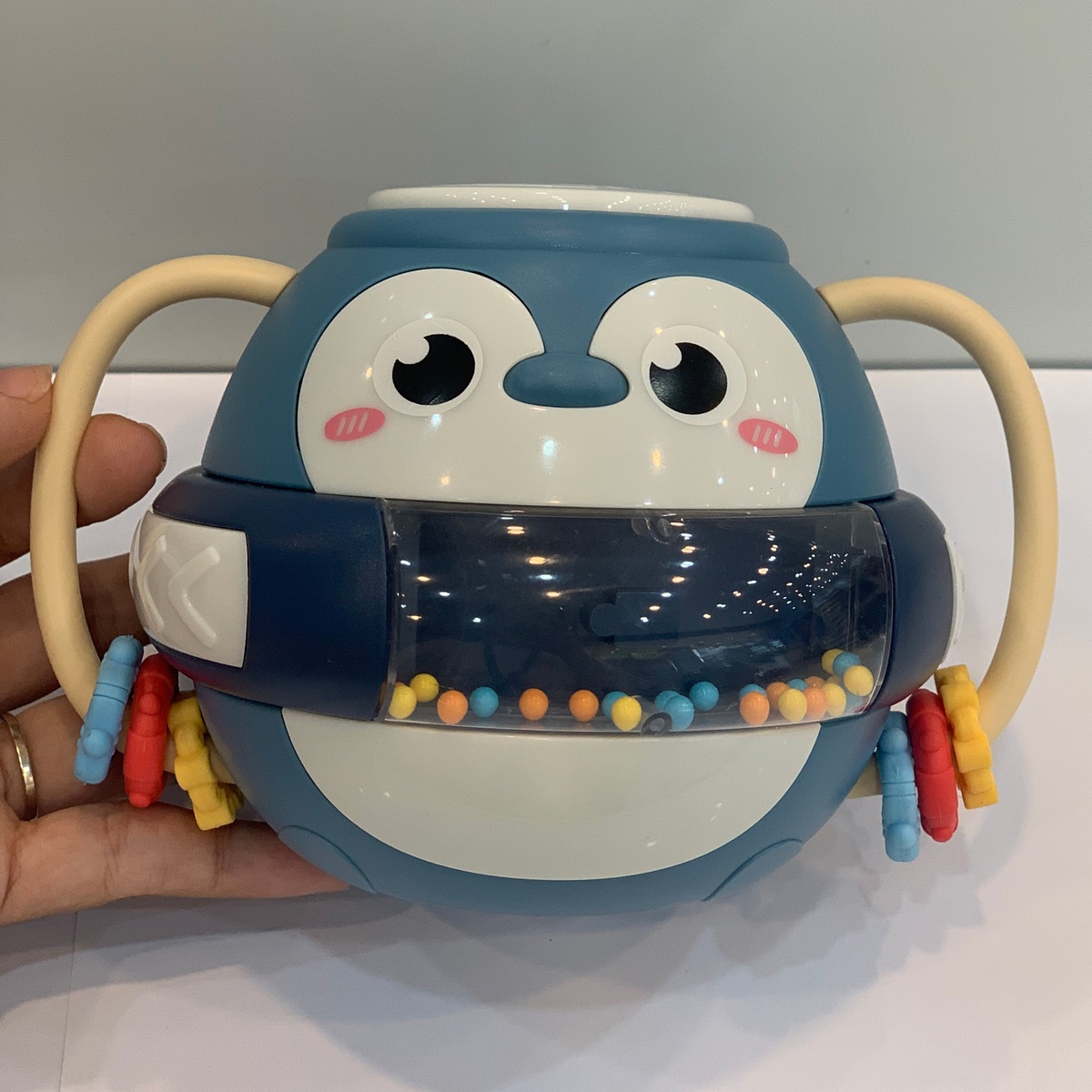 Đồ chơi xúc xắc chim cánh cụt có đèn CY.HY-626 - mặt trái