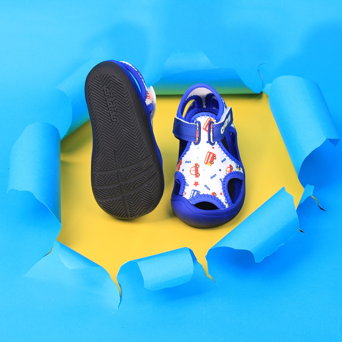 Dép Sandal Thời Trang Cao Cấp Cho Bé Crtartu XBI1-B - góc nghiêng