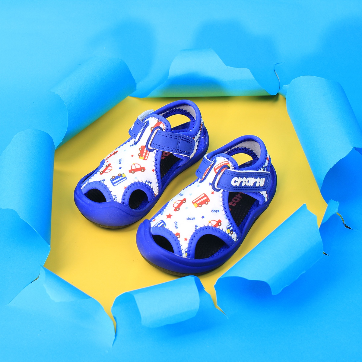 Dép Sandal Thời Trang Cao Cấp Cho Bé Crtartu XBI1-B - mặt phải