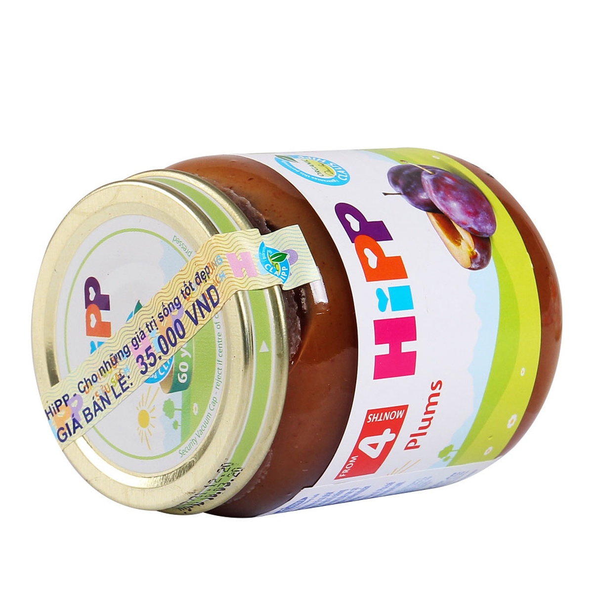 Dinh dưỡng đóng lọ HiPP Mận tây 4253 (125g) - mặt phải