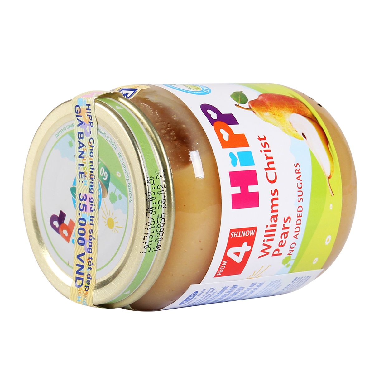 Dinh dưỡng đóng lọ Lê William HiPP 4262 125g - mặt phải