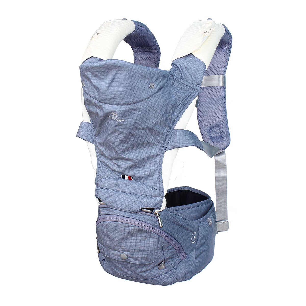 Địu ngồi cho bé Hip Seat Mamago Foldable Aluminum (Xanh) - mặt phải