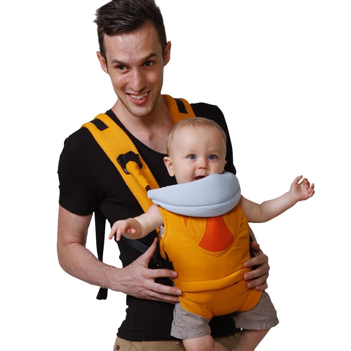 Địu em bé 4 in 1 Mamago MM902 - góc nghiêng