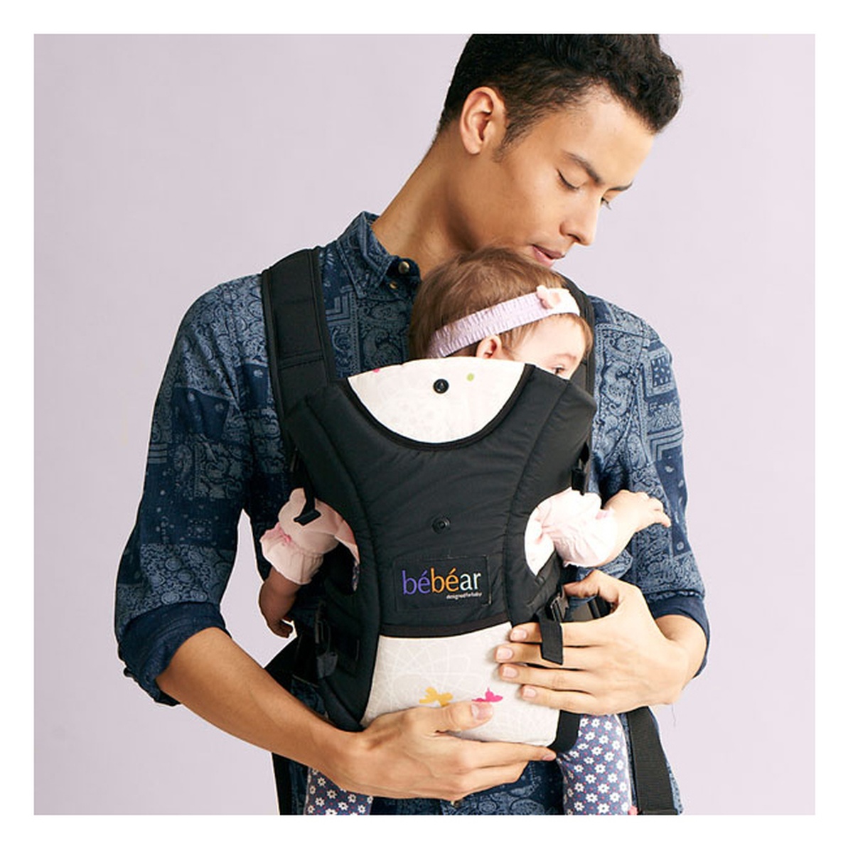 Địu cho em bé Baby Carrier Bebear 6611 - hình 7