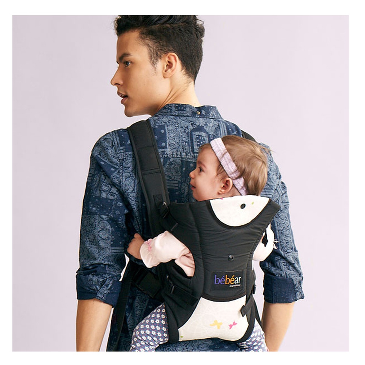 Địu cho em bé Baby Carrier Bebear 6611 - hình 9