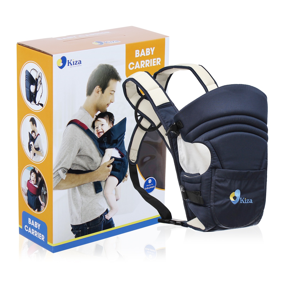 Địu cho bé Kiza 2 tư thế cao cấp - mặt trái