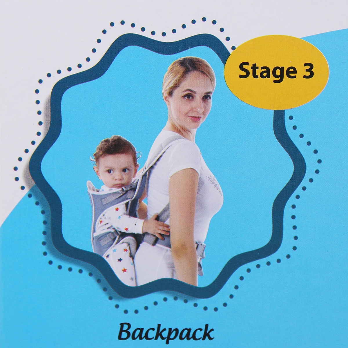 Địu em bé cao cấp Kiza BB009 - hình 6