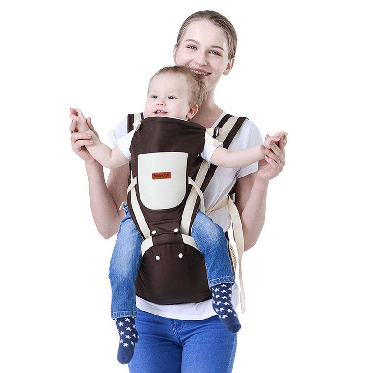 Địu ngồi cho bé 4 tư thế Baby Lab AC (Màu ngẫu nhiên) - hình 7