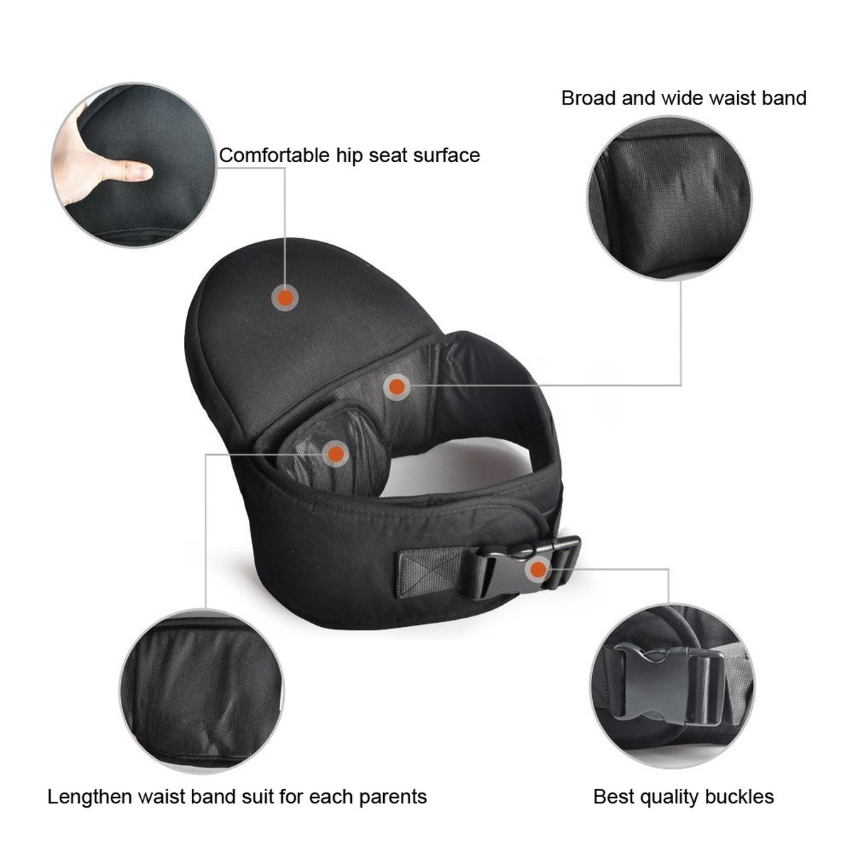Địu ngồi cho bé Hip Seat KidsPlaza Magical C04 (Xanh) - hình 14