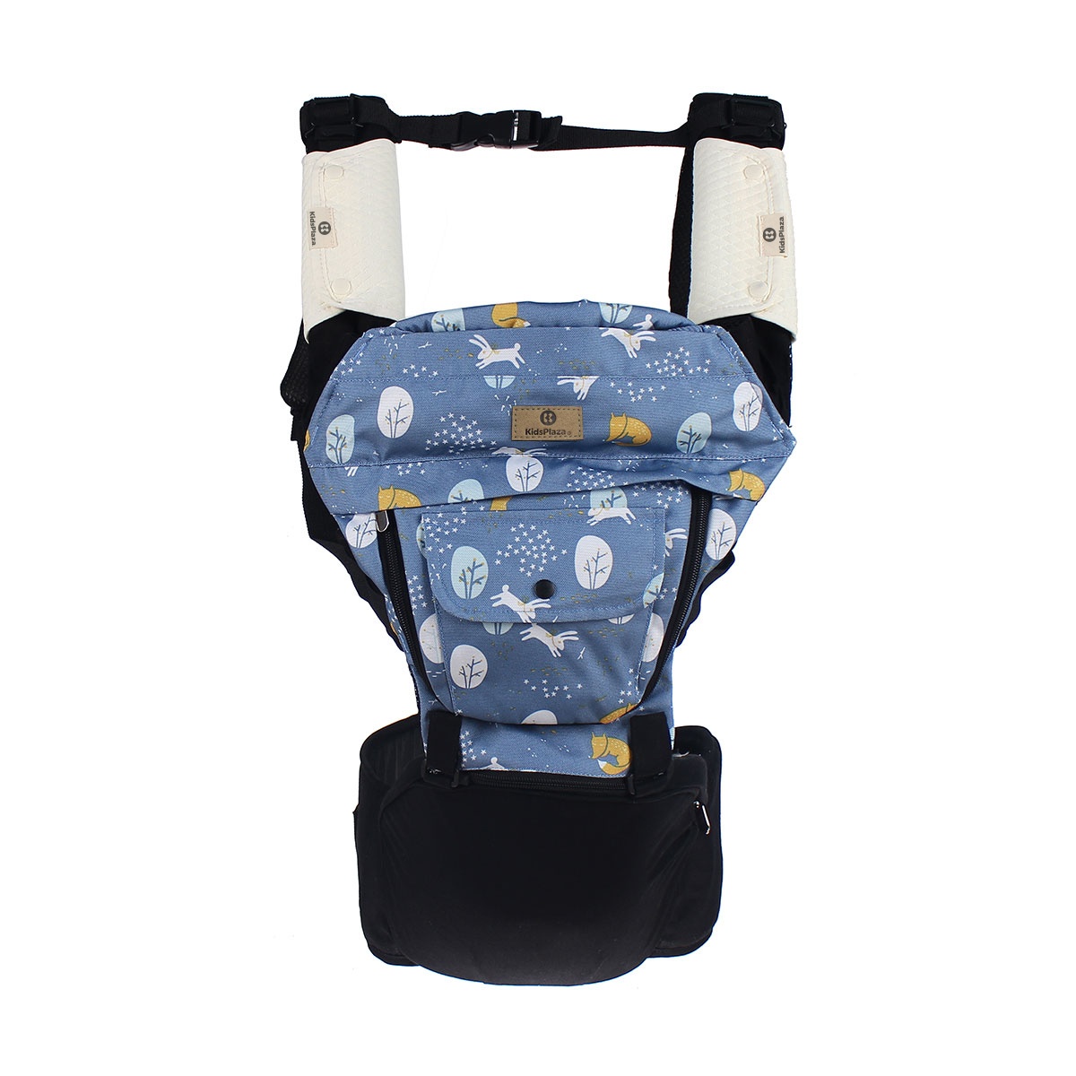 Địu ngồi cho bé Hip Seat KidsPlaza Magical C04 (Xanh) - mặt trái