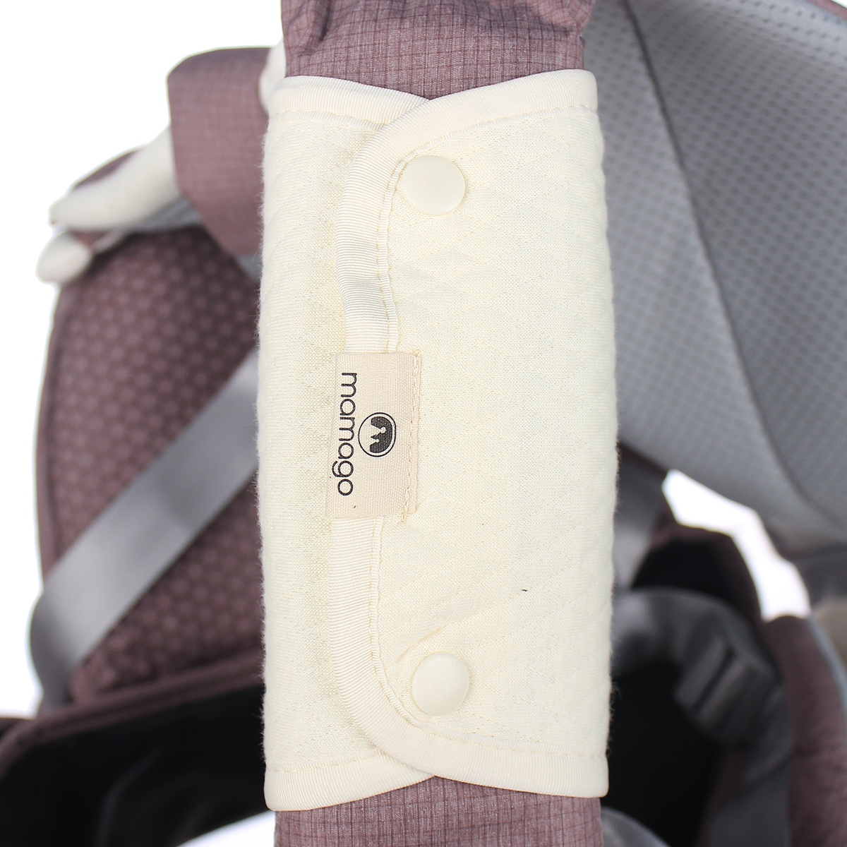 Địu ngồi cho bé Hip Seat Mamago Foldable Aluminum (Hồng) - mặt trái