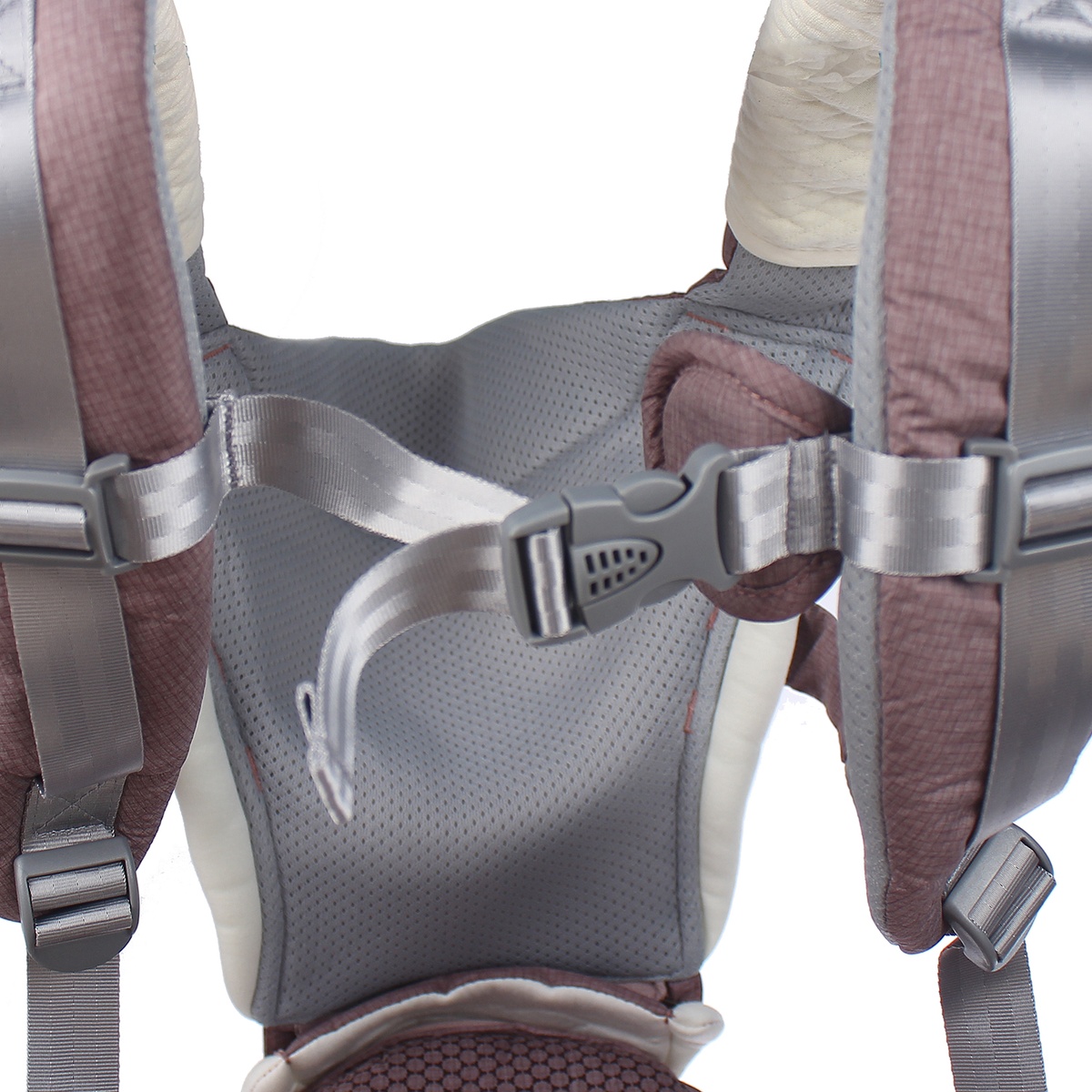 Địu ngồi cho bé Hip Seat Mamago Foldable Aluminum (Hồng) - mặt sau