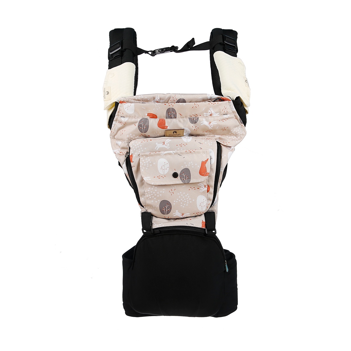 Địu ngồi cho bé Hip Seat Premium Mamago C04 (Hồng Kaki) - mặt trái